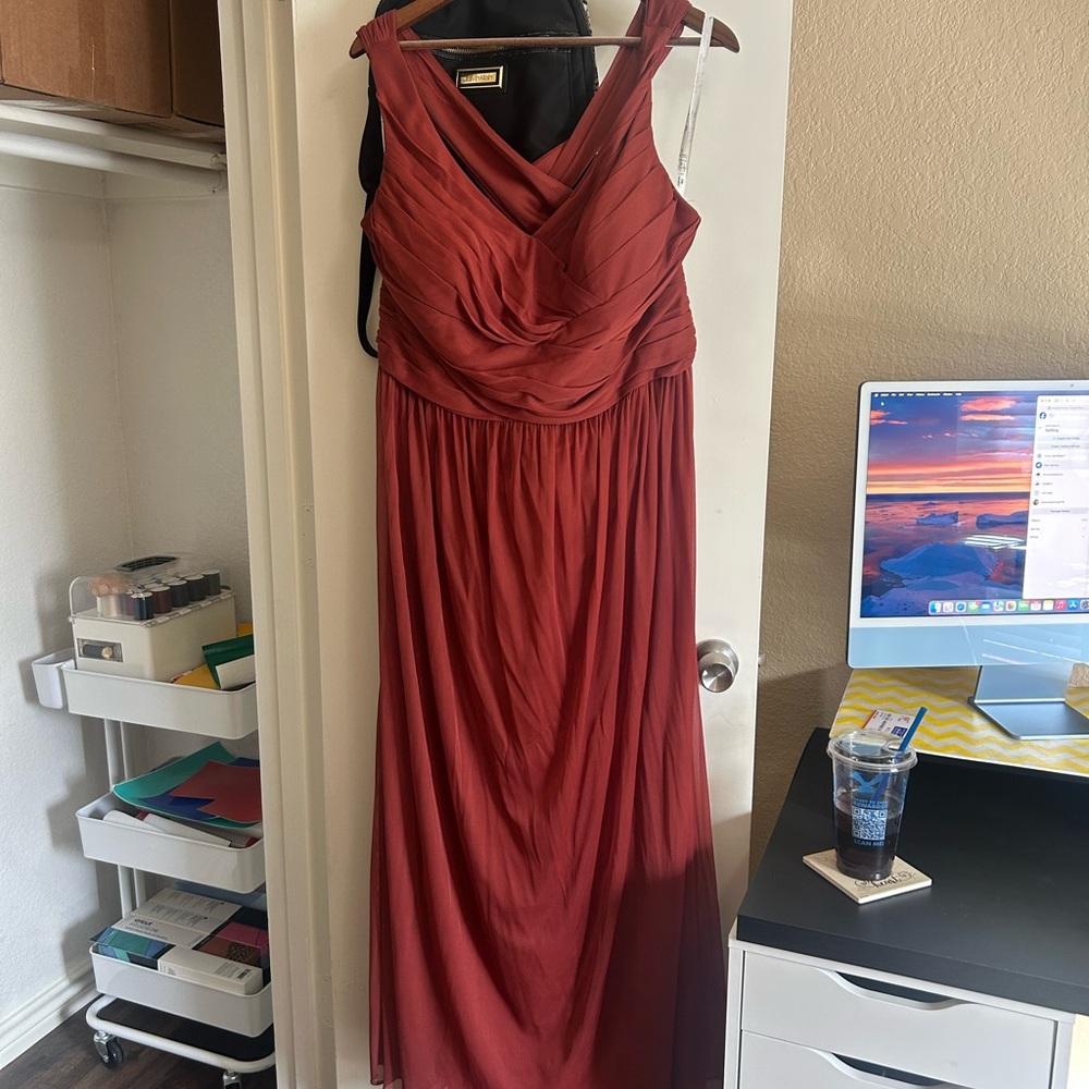 David's Bridal wine? Bridesmaids Dress